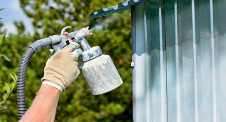 Peindre au pistolet &agrave; peinture