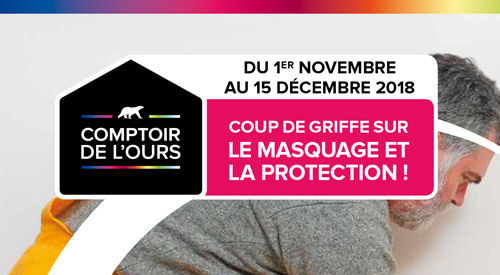 Offres sp&eacute;ciales sur le masquage et la protection