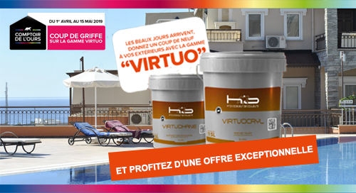 Offres sur les peintures pour fa&ccedil;ades Virtuo HBF